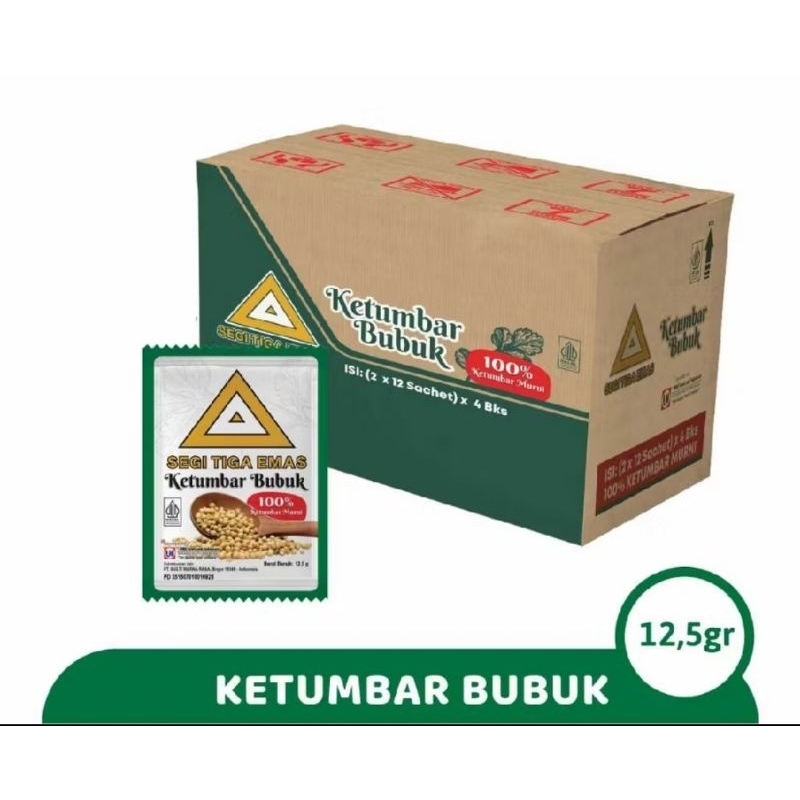 

Ketumbar Bubuk Sachet Segi Tiga Emas 1 Dus isi 4 Pak ( 96 Pcs )