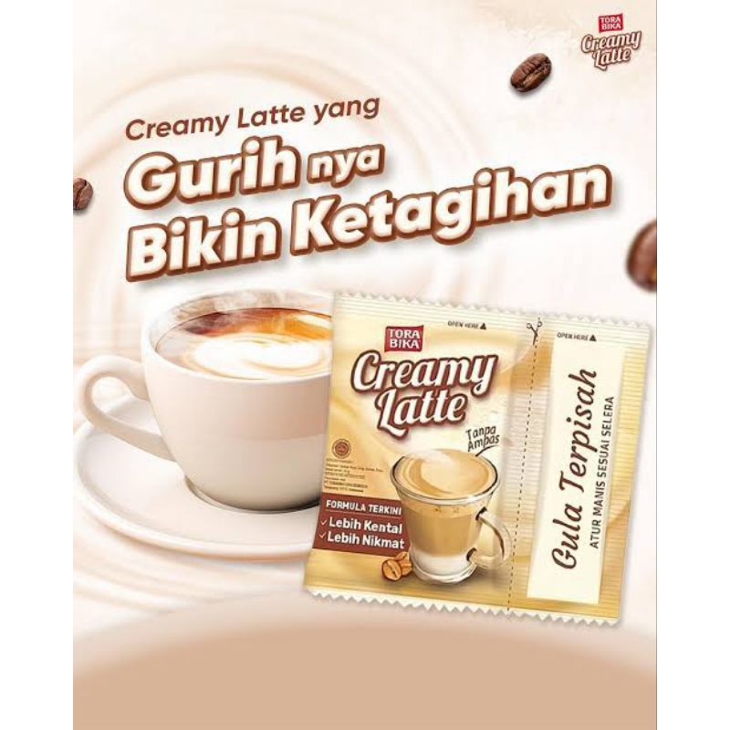

Torabika Creamy Latte Renceng isi 10 Sachet