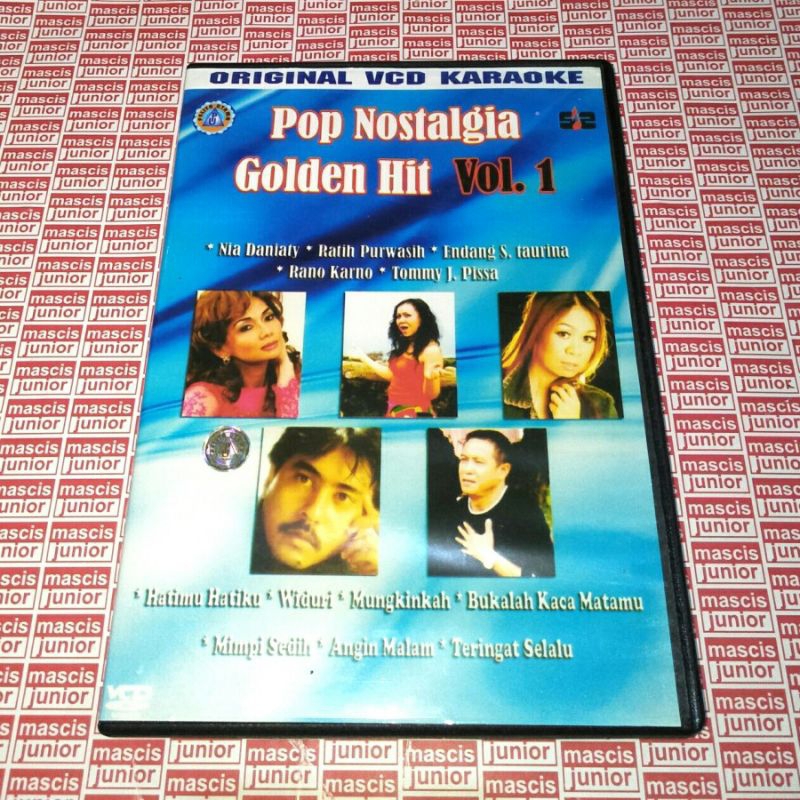 VCD Karaoke Pop Nostalgia Golden Hit Vol. 1 . Nia Daniaty Ratih Purwasih Endang S. Taurina Rano Karn