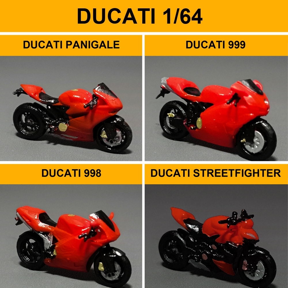 DIORAMA miniatur motor 1/64 DUCATI PANIGALE untuk xgear/minigt /tomica