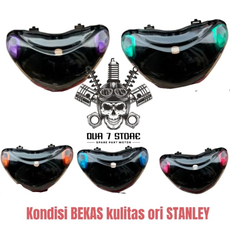 Headlamp Mio Smile Custom Reflektor Lampu Depan Mio New Smile 2008 - 2013 Costum Ori