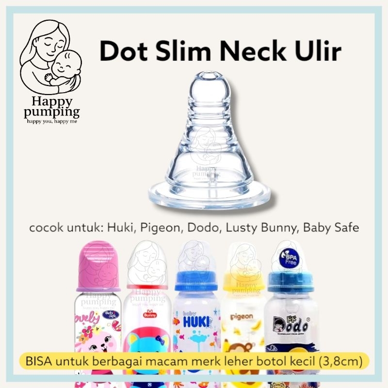 Pentil Dot Bulat / Nipple dot slim neck 3,8cm / pentil dot huki / pentil dot pigeon / nipple huki /n
