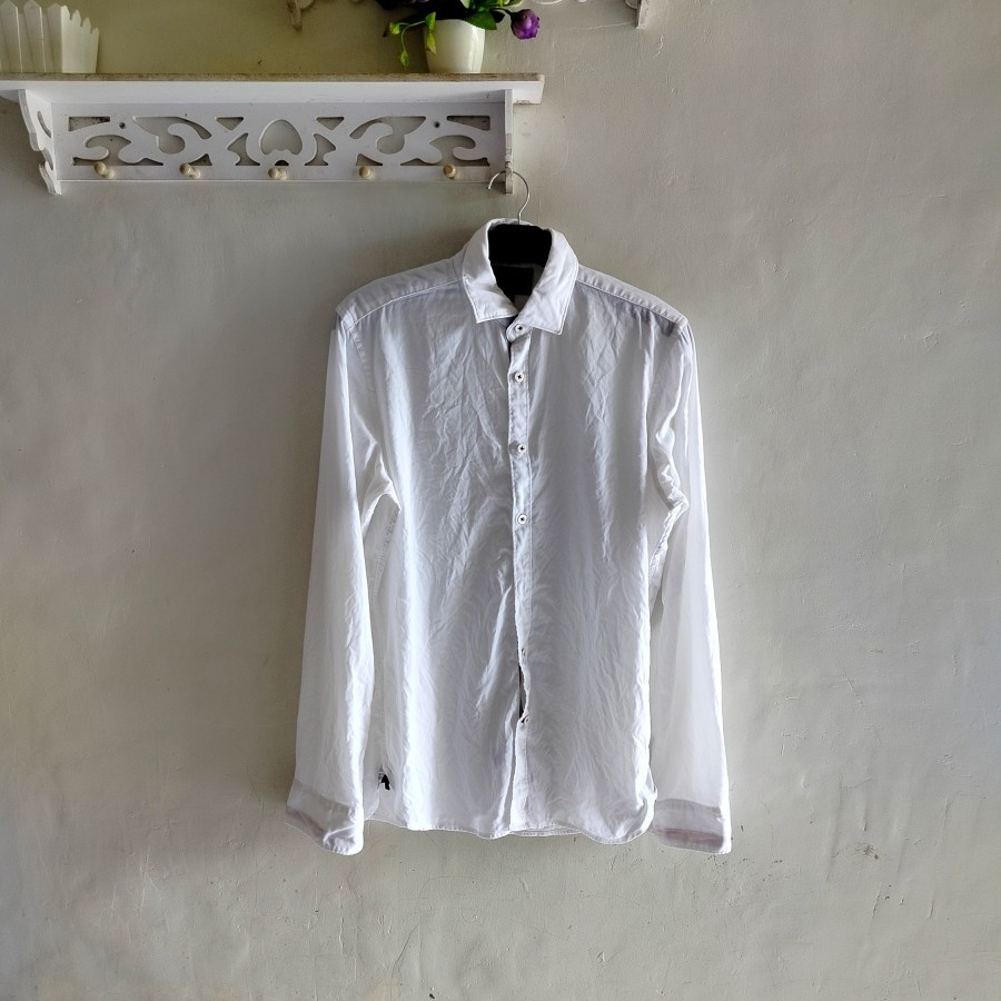 KEMEJA PRIA TM LEWIN PUTIH LENGAN PANJANG PRELOVED