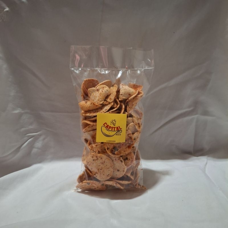 

KERIPIK BASRENG BULAT BUMBU PEDAS DAUN JERUK 250G TERLARIS
