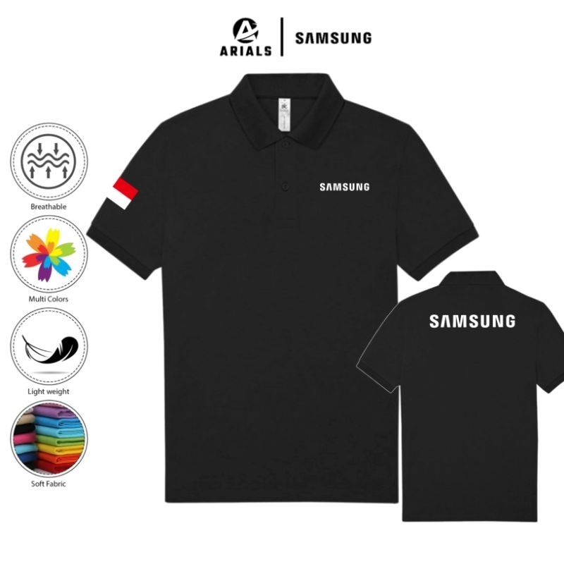 Arials Polo shirt Baju Kaos Kerah Sales Handphone Samsung