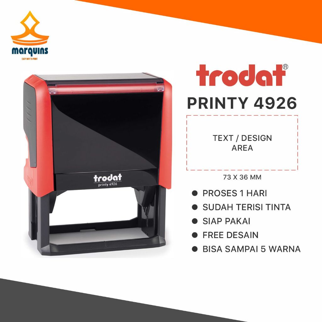 

Stempel Otomatis Trodat 4926 | Stempel Nama/Alamat | Stempel Cocok Untuk Usaha | Kualitas Premium