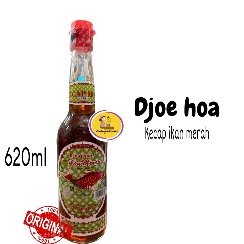 

Djoe Hoa Cap Ikan Merah Kecap Ikan 620 mL