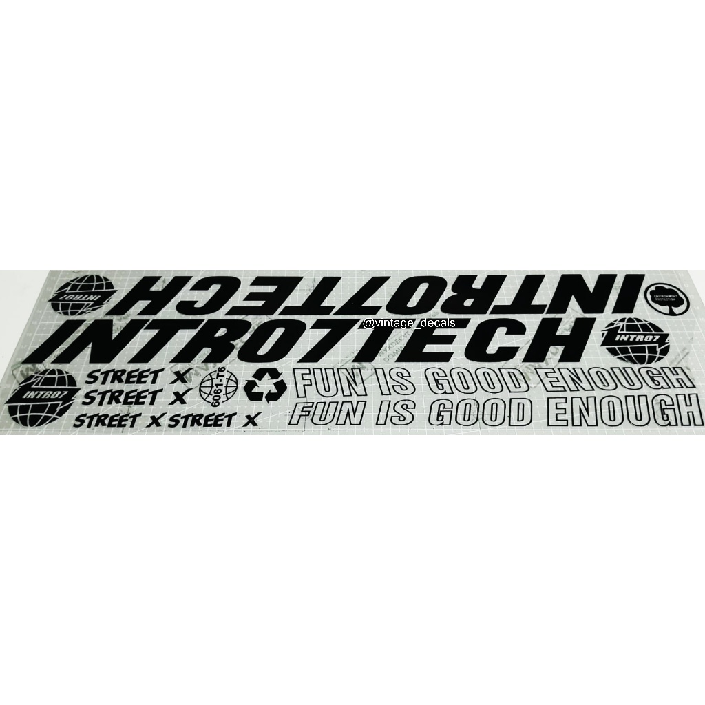 sticker decals replacements INTRO7TECH fs-02 intro7