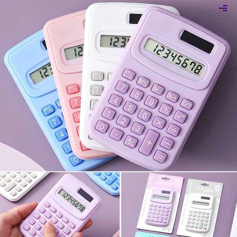 

Kalkulator Mini 8 Digit, Ukuran Saku, Kalkulator Lucu
