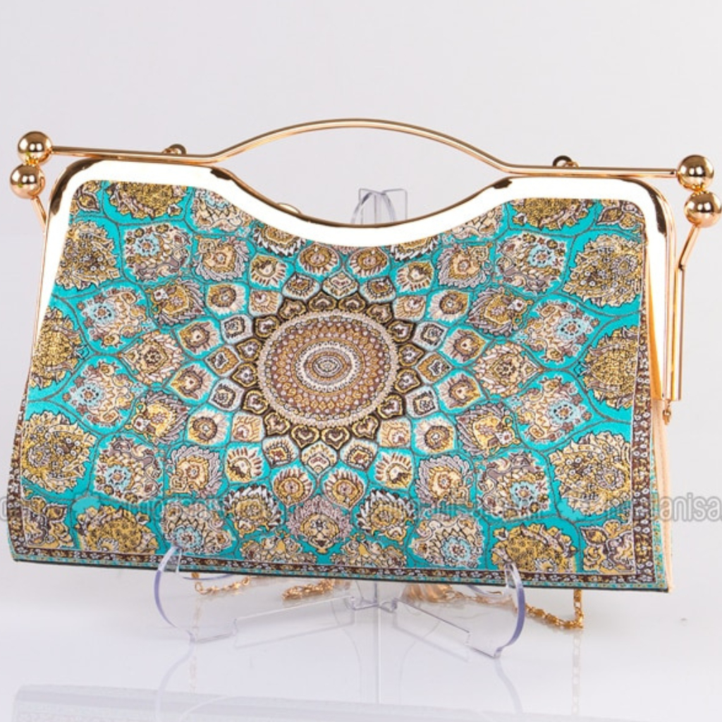Tas Pesta Turki Import Clutch Glamour Party Bag Wanita Rantai Selempang Kondangan Oleh Haji Umroh