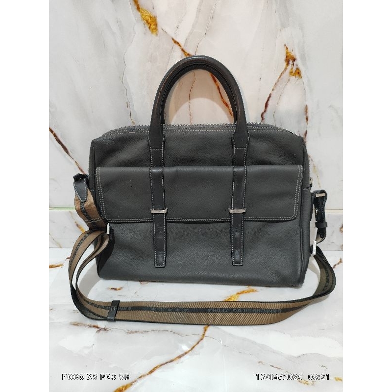 tas laptop kulit asli monza thrift