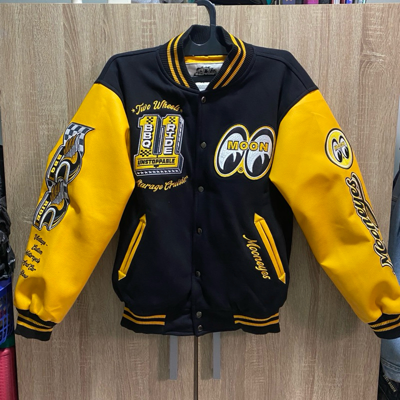 MOONEYES JP X BBQ RIDE 2024 - VARSITY JACKET