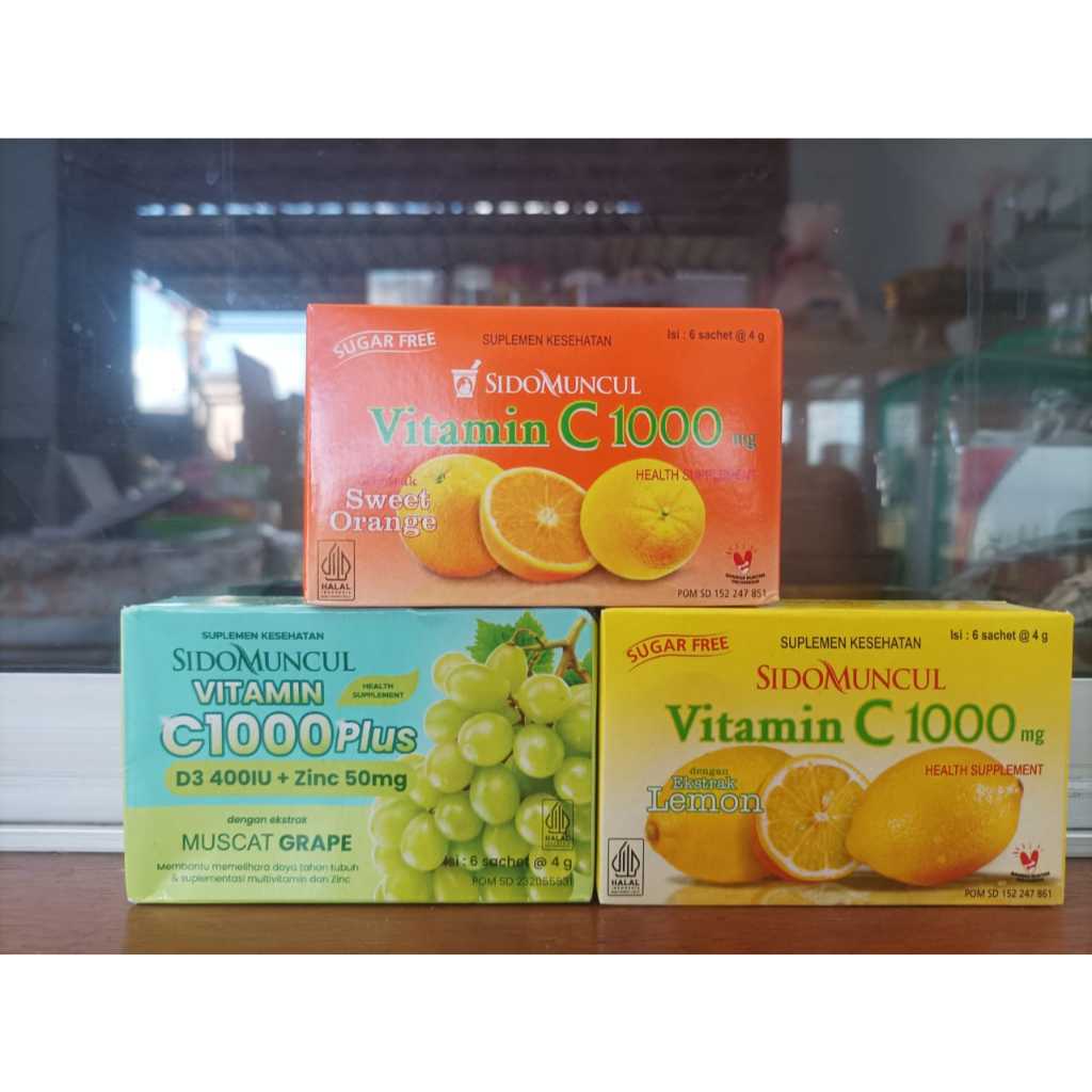 

Sidomuncul Vit. C 1000 (Lemon, Jeruk, Anggur)