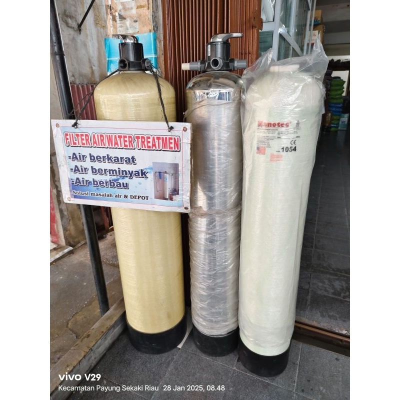 Tabung Filter air bersih, FRP 1054 merek nanotenks