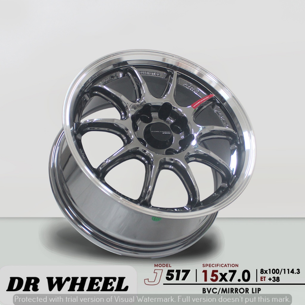 Velg mobil terbaru dari jf luxury model jari jar ring 15 lebar 7 rata body