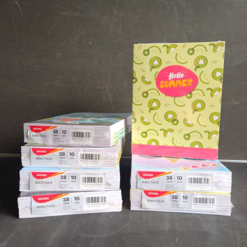 

Buku Tulis Greebel 38 Lembar Karakter ( Pak 10 Buku ) RB9