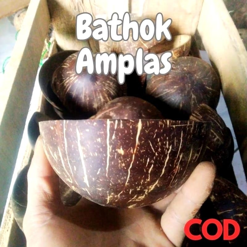 Batok Kelapa Sudah Amplas Bagian Bawah Batok Kelapa Nari Batok Kelapa Menari Batok Kelapa Bahan Kera