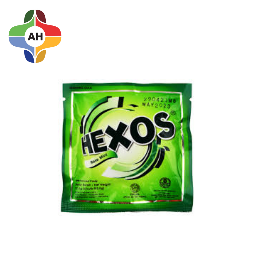 

Hexos Rasa Mint Sachet 5 Butir / apotek hutama