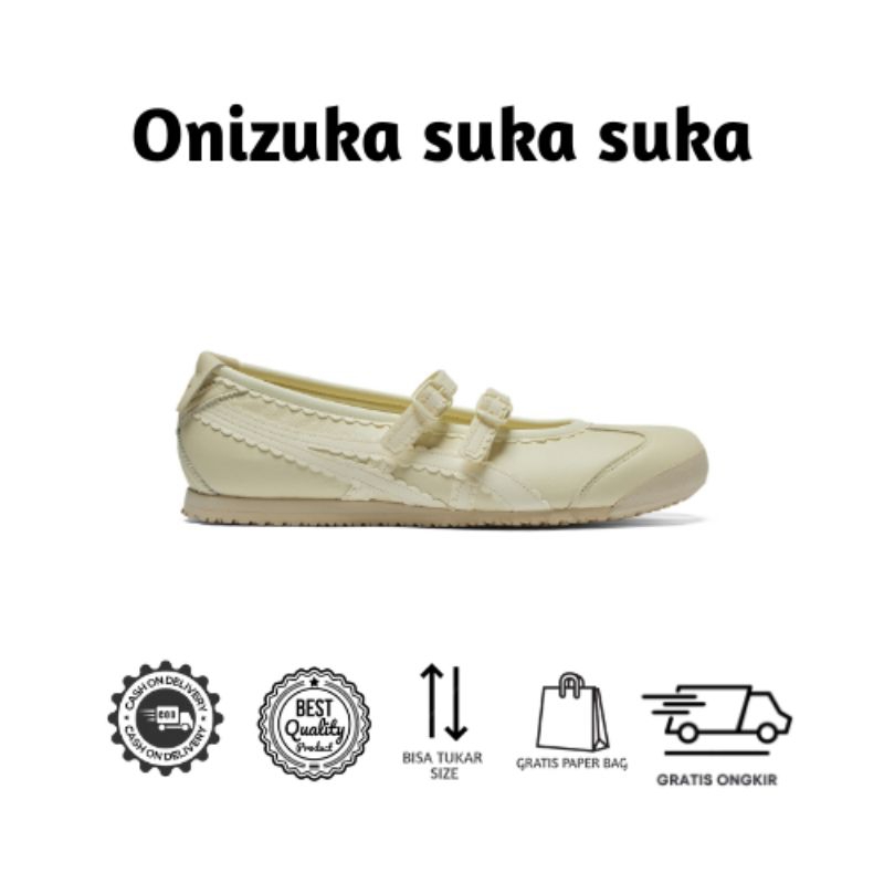 Sepatu Onitsuka Tiger Mexico Ballerina Ivory/cream