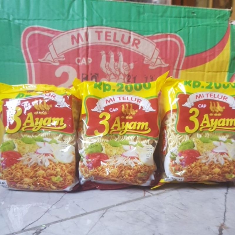 

Mie Telur Cap 3 Ayam Isi (2 keping)
