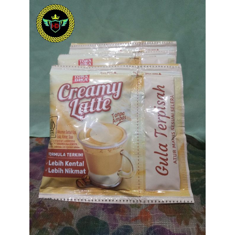

TORA BIKA CREAMY LATTE 1 renceng