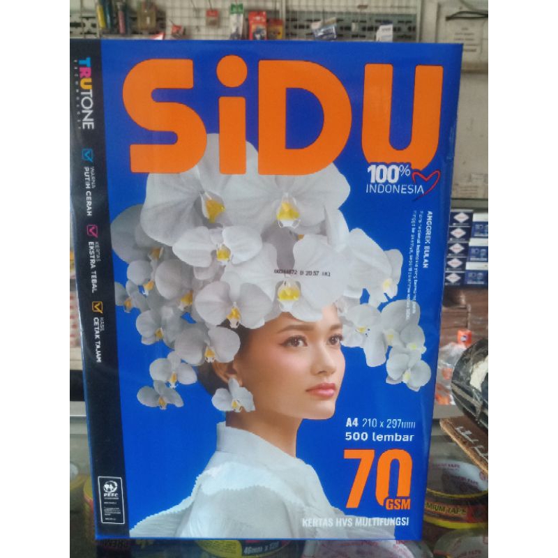 

Kertas SIDU A4 70Gr