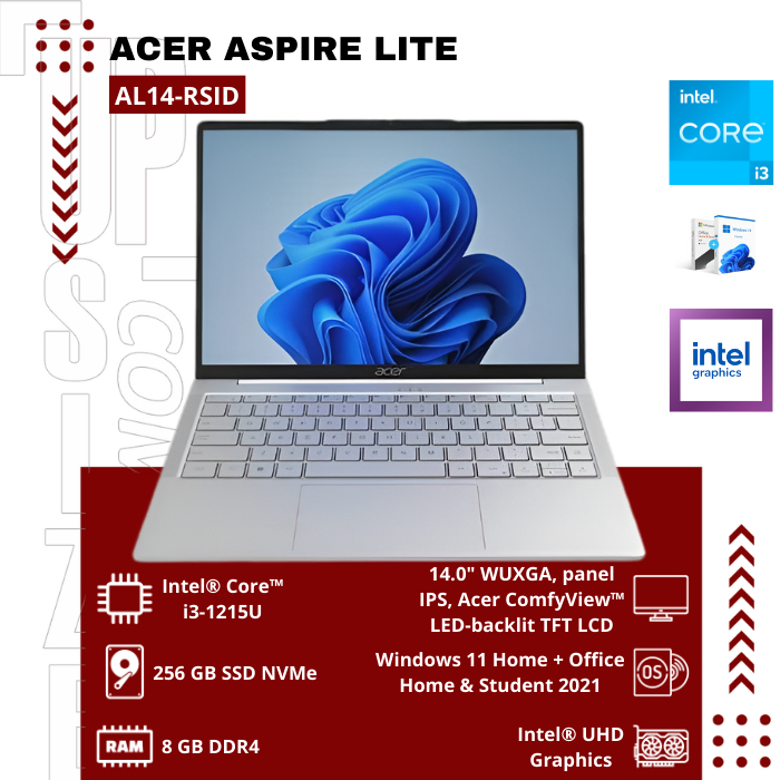 Acer Aspire Lite AL14-RBID – Silver