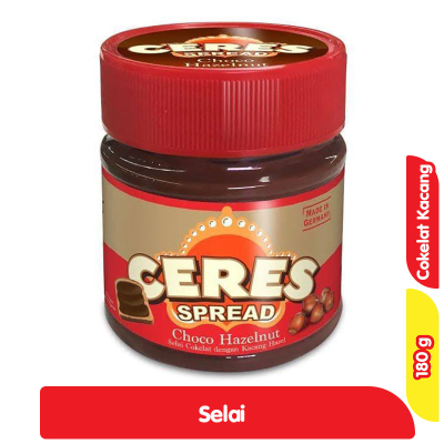 

Ceres Spread Selai Coklat Choco Hazelnut 180 gram