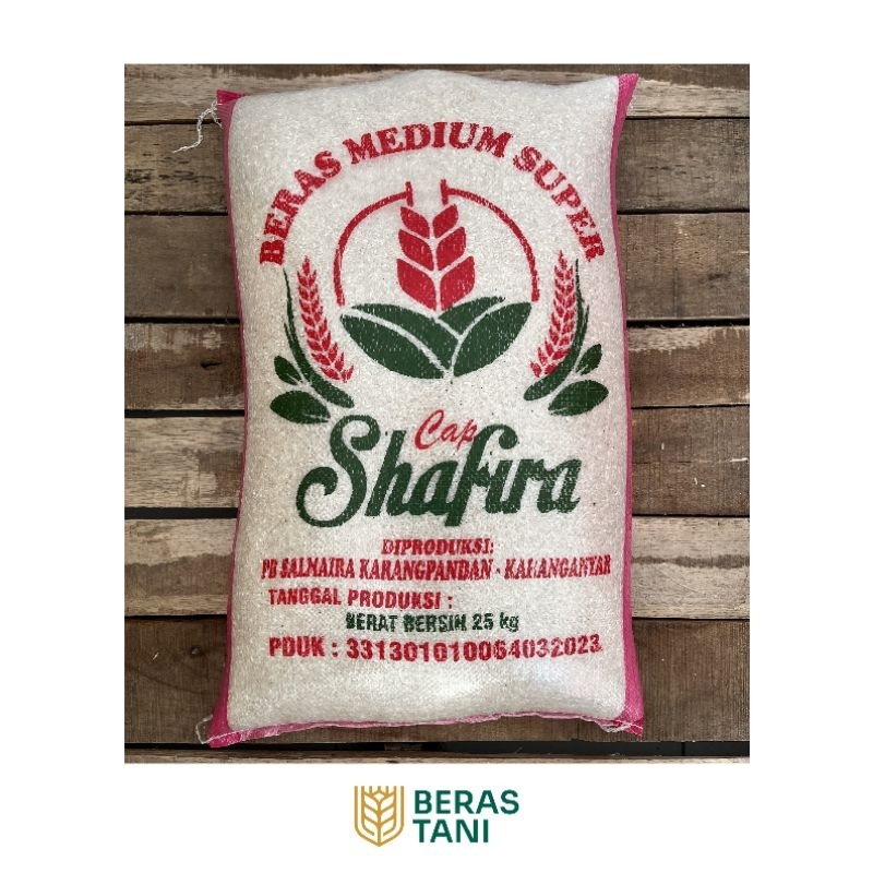 

BERAS MEDIUM SUPER SHAFIRA 25 KG
