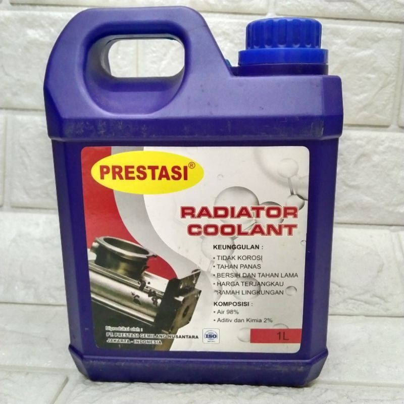 Air Radiator/Coolant prestasi air radiator Motor& Mobil.