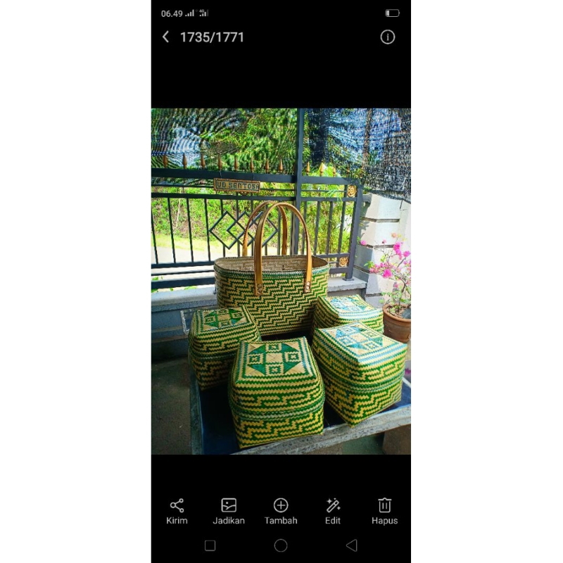 tas  keben set 4 (sokasi isi 4)