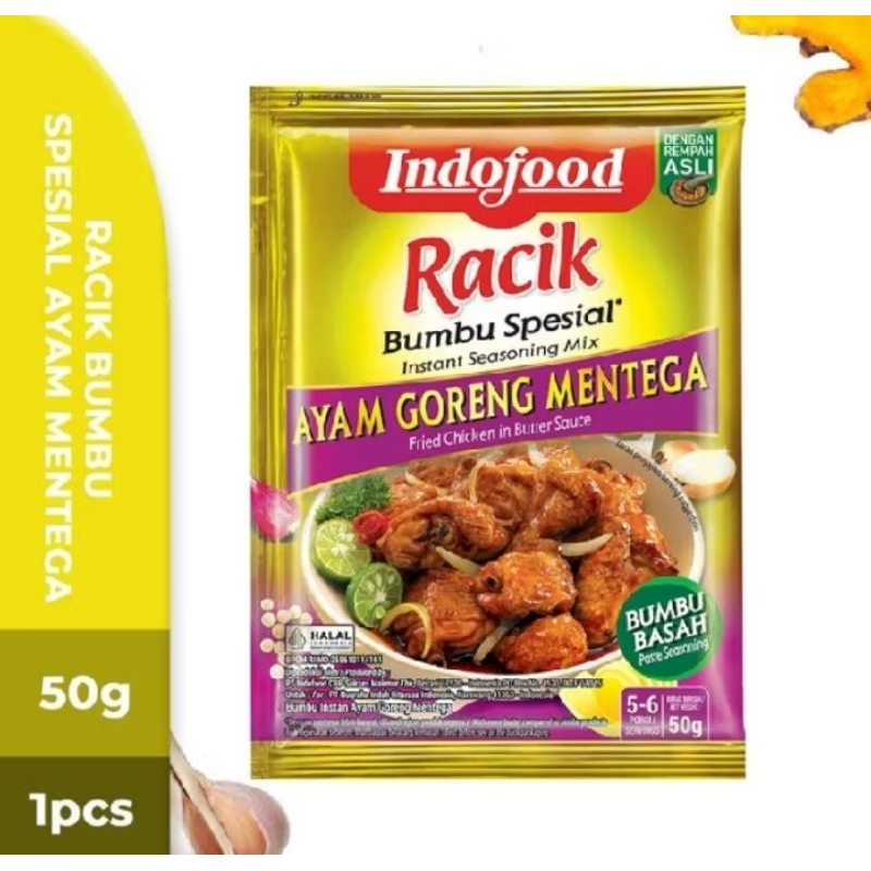 

Racik Bumbu Ayam Goreng Mentega Sachet 50g