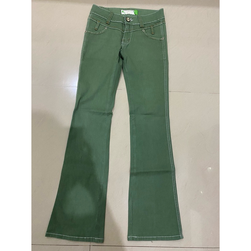 (PRELOVED) T2000 Celana Panjang Green