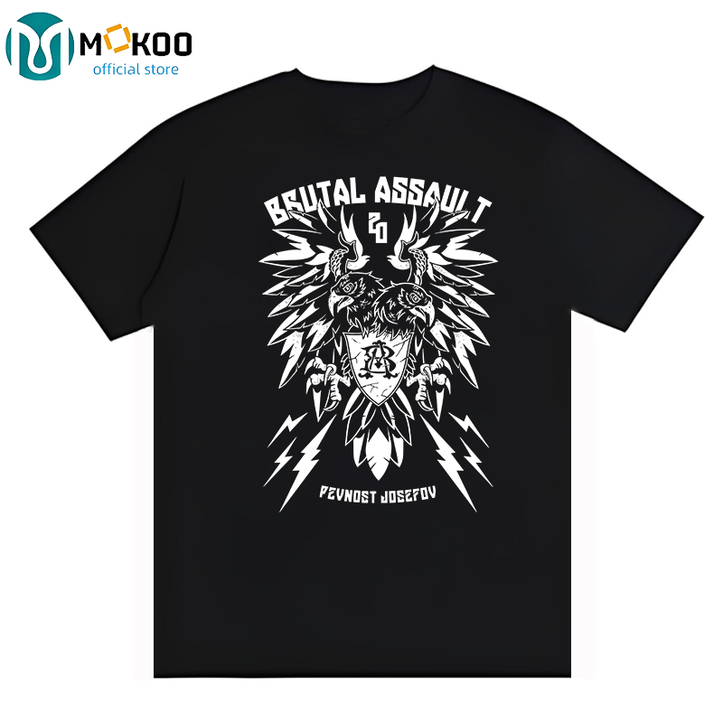 Kaos Pria/Desain Grafis Kultural Kekhasan - Kreatif/100% Katun/Tshirt Longgar/Grafis Konsep Brutal A