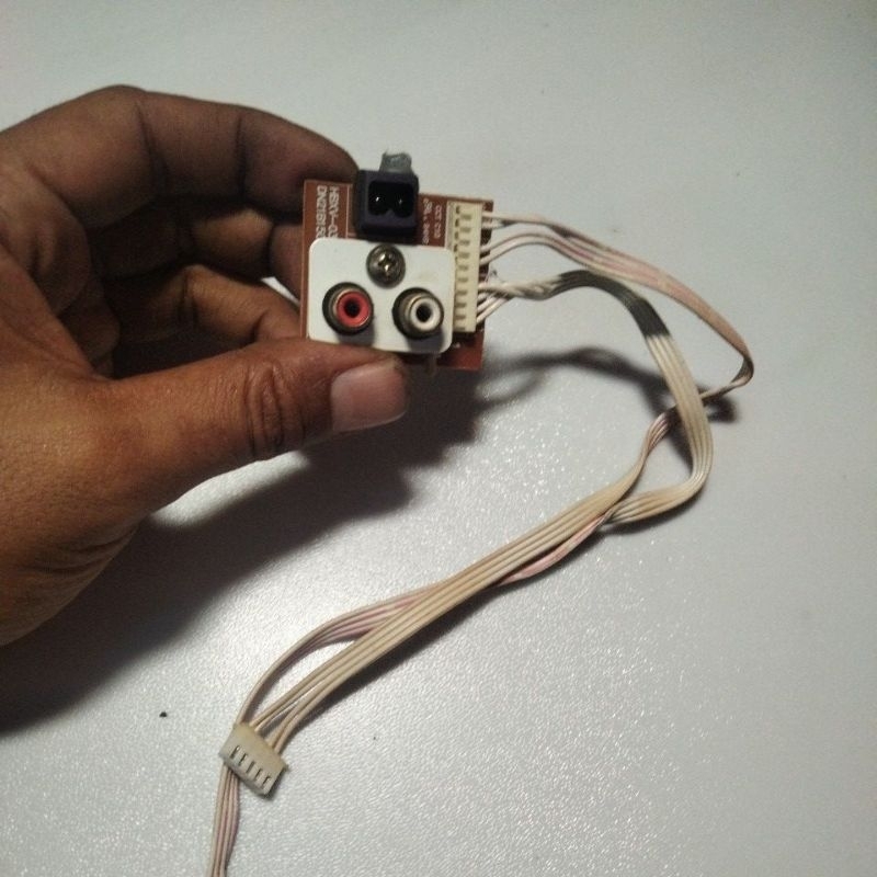 Soket speaker & subwoofer Tv led polytron