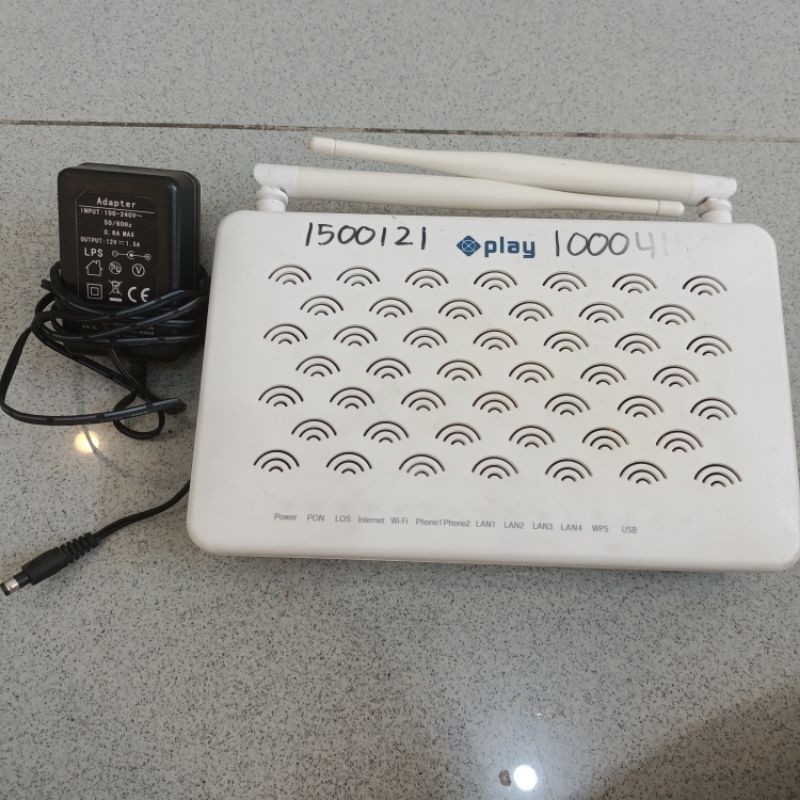 Modem wireless router WIFI ZTE Model ZXHN 660 bekas modem MNC Play