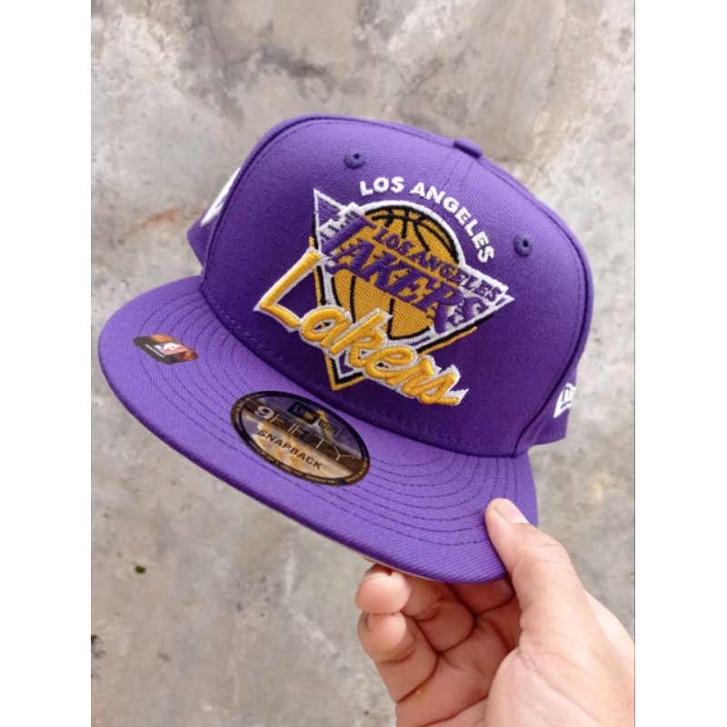 ORIGINAL Topi NEW ERA SNAPBACK 9FIFTY NBA TIP OFF LA LAKERS