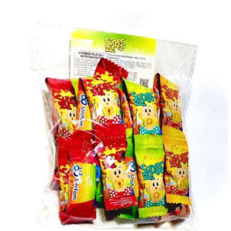 

SUPER ZUPER PERMEN JADUL 1 ZAK ISI 30 PCS