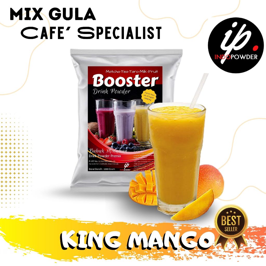 

IP Kendal - Bubuk Minuman Rasa MANGGA 1Kg Untuk Cafe, Resto & Usaha Minuman