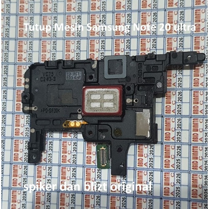 Tutup Mesin Samsung Note 20 ultra spiker dan blizt original