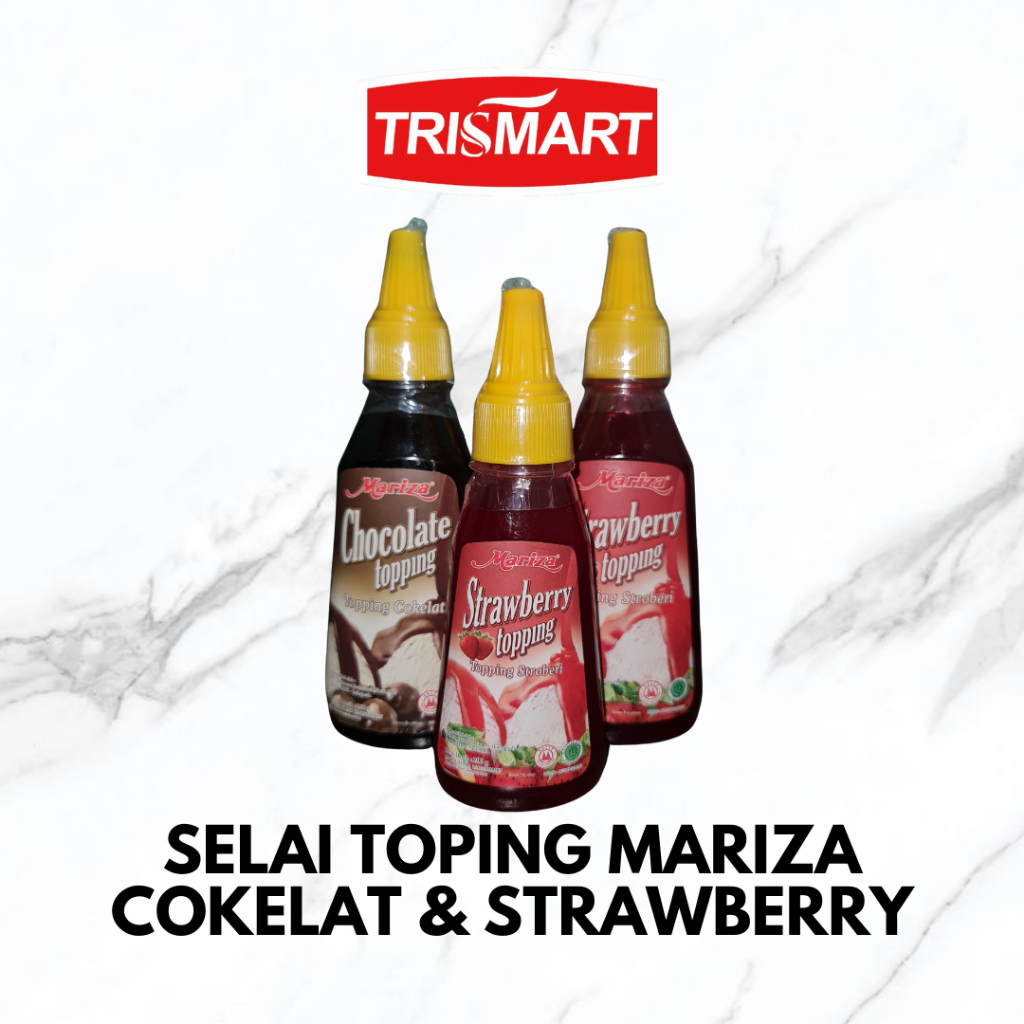 SELAI TOPING MARIZA | COKELAT & STRAWBERRY