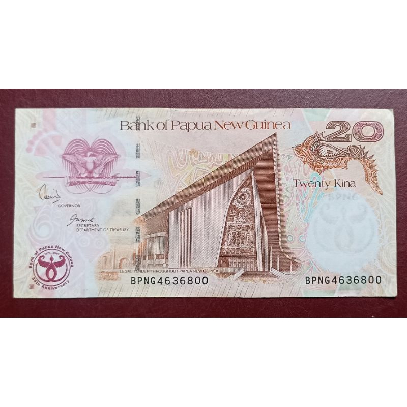 UANG PAPUA NUGINI 20 KINA