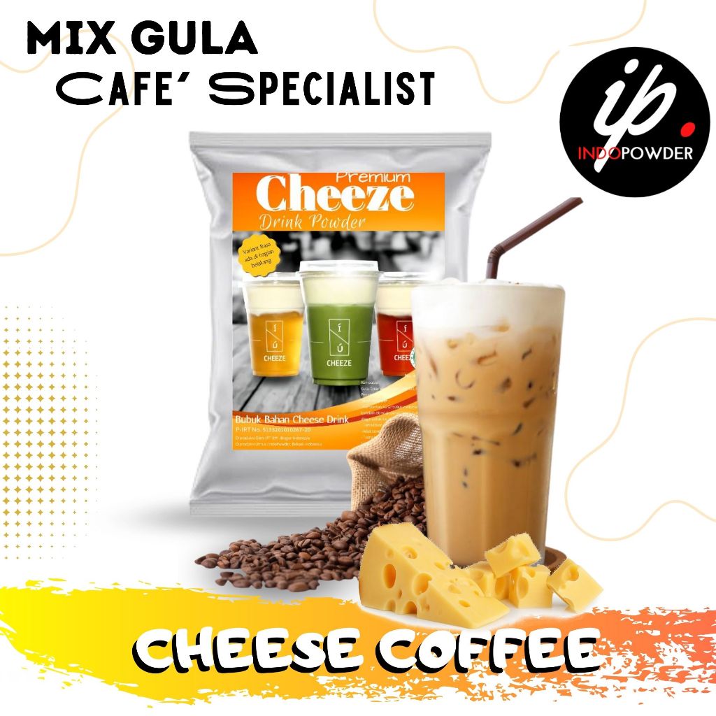 

IP Kendal - Bubuk Minuman Rasa CHEESE COFFEE 1Kg Untuk Cafe, Resto & Usaha Minuman