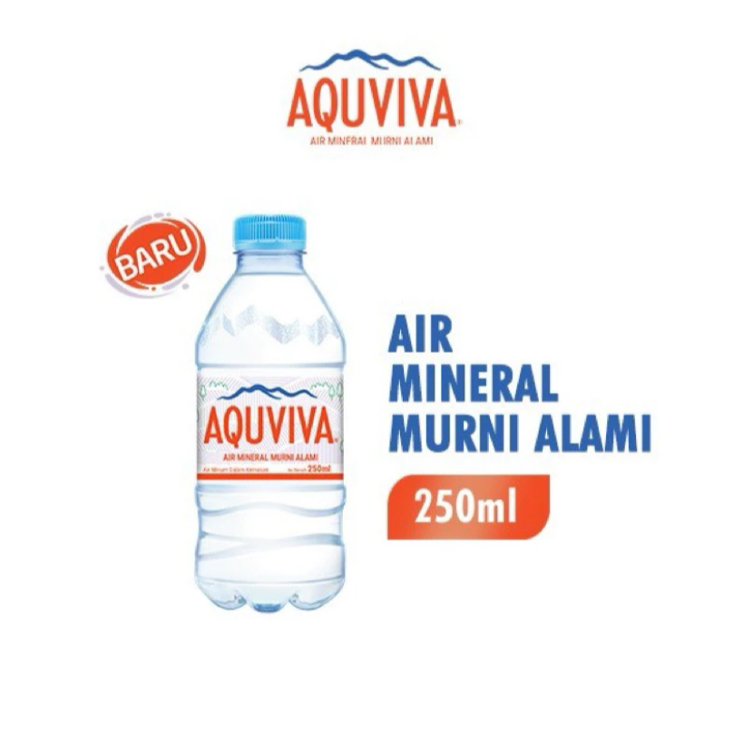 

{Bisa COD} Aquaviva Air Mineral Kemasan Botol isi 24pcs x 250 ml Murah & Hemat