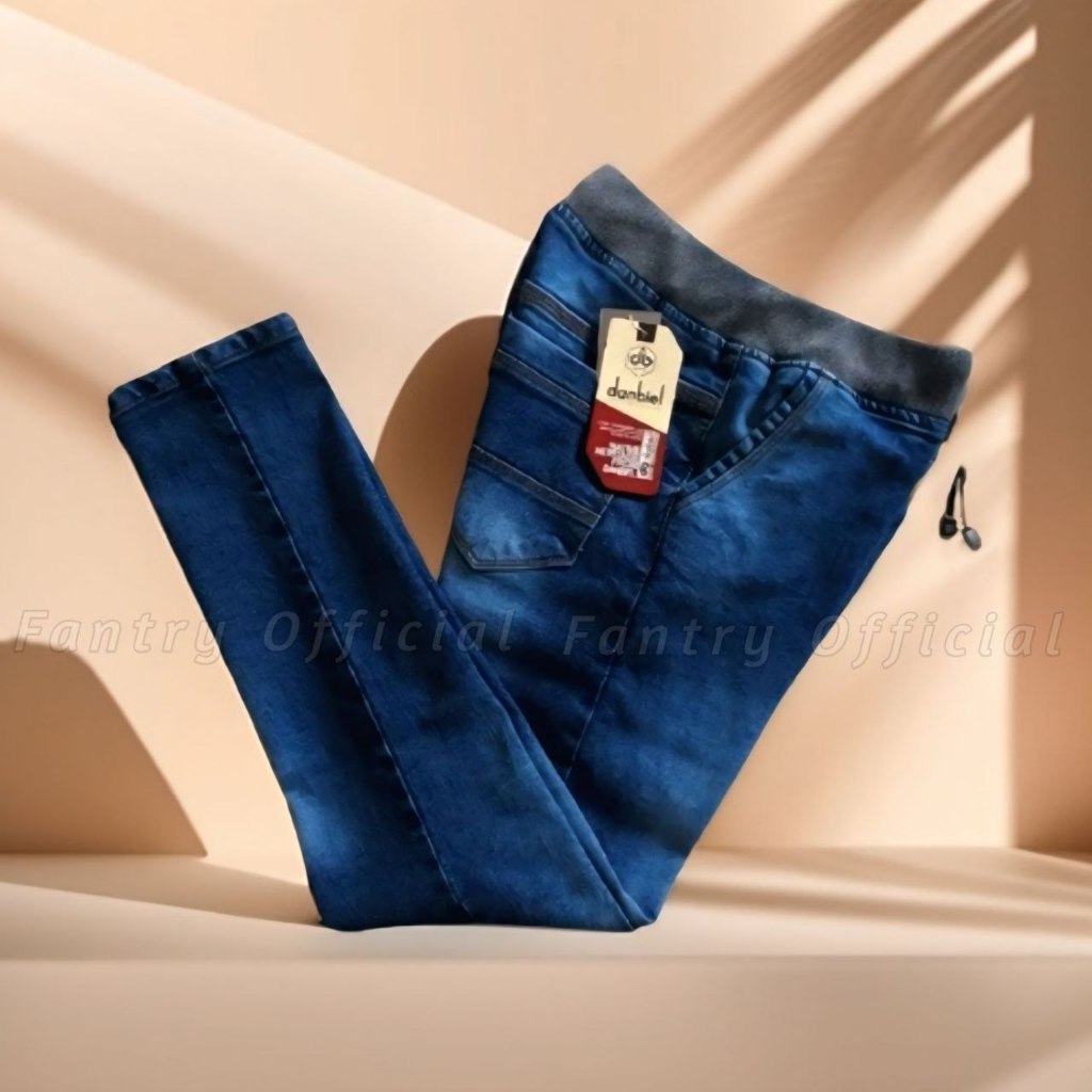celana jeans pria pinggang karet / celana jeans pria melar_Celana Jeans Pria Stretch Pinggang Karet