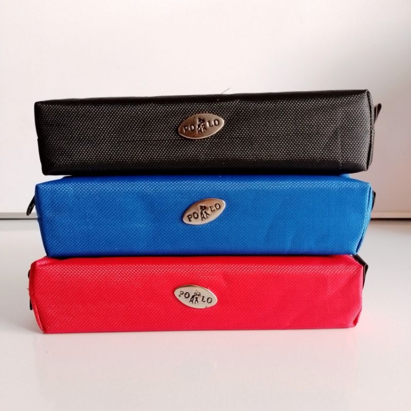 

Tempat Pensil Kain Resleting Pencil Case POLO 503 Mini Motif Polos ( Pcs ) [ Original ]