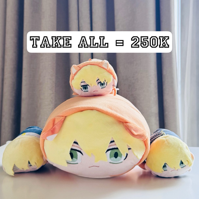 tokyo revengers chifuyu matsuno potekoro set 4 doll plush