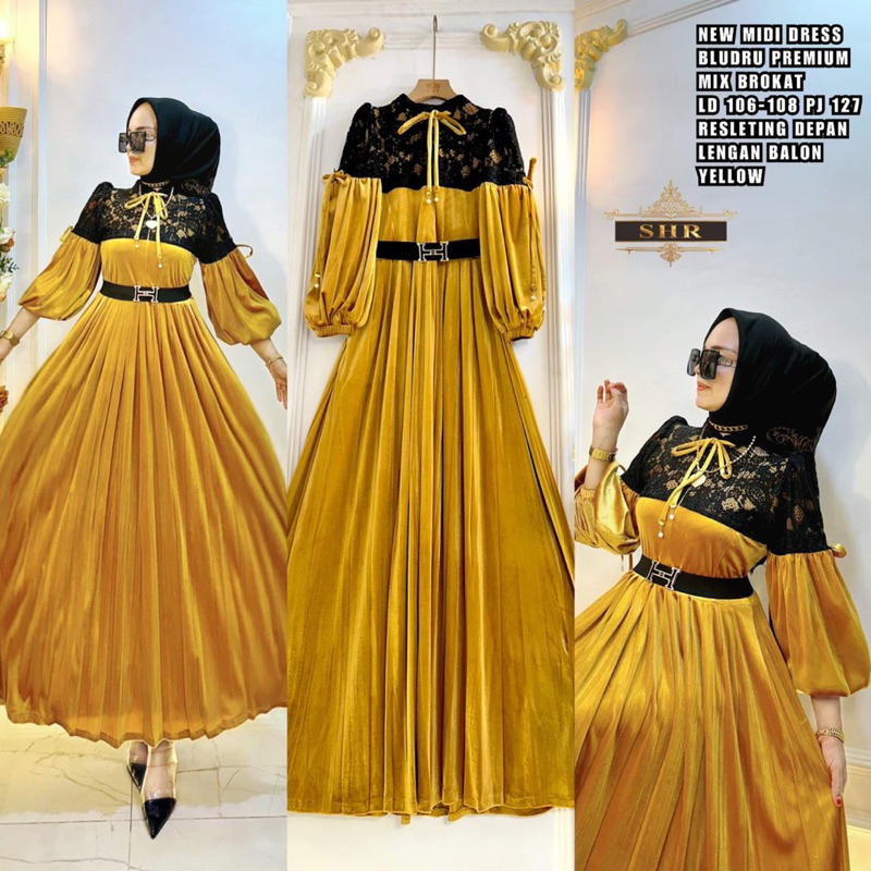 ORI SHR 100%.. GAMIS BLUDRU PREMIUM