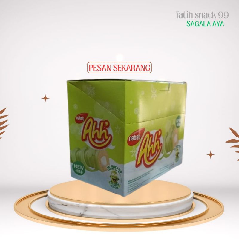 

1 BOK ISI 20 PCS 4g NABATI AAH PANDAN STIK WAFER
