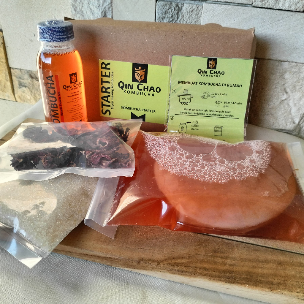 

Paket Starter Kombucha Rosela - SCOBY dan Starter untuk Membuat Kombucha Teh Bunga Rosela - Fermentasi Teh Bunga Rosela / Rosella Flower Tea